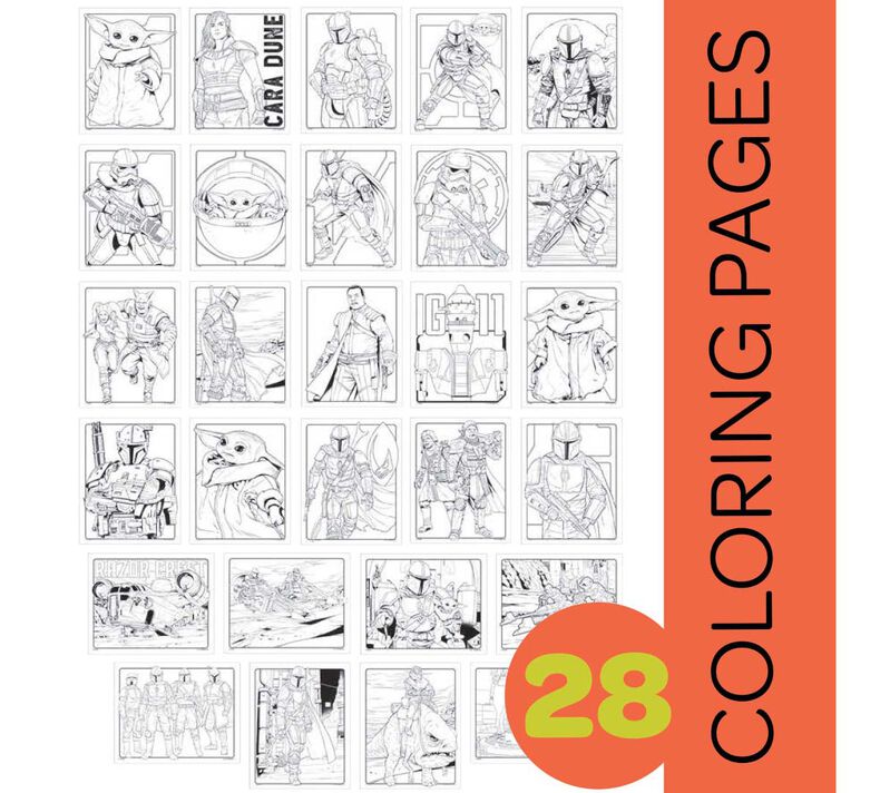 Art with Edge The Mandalorian Coloring Book