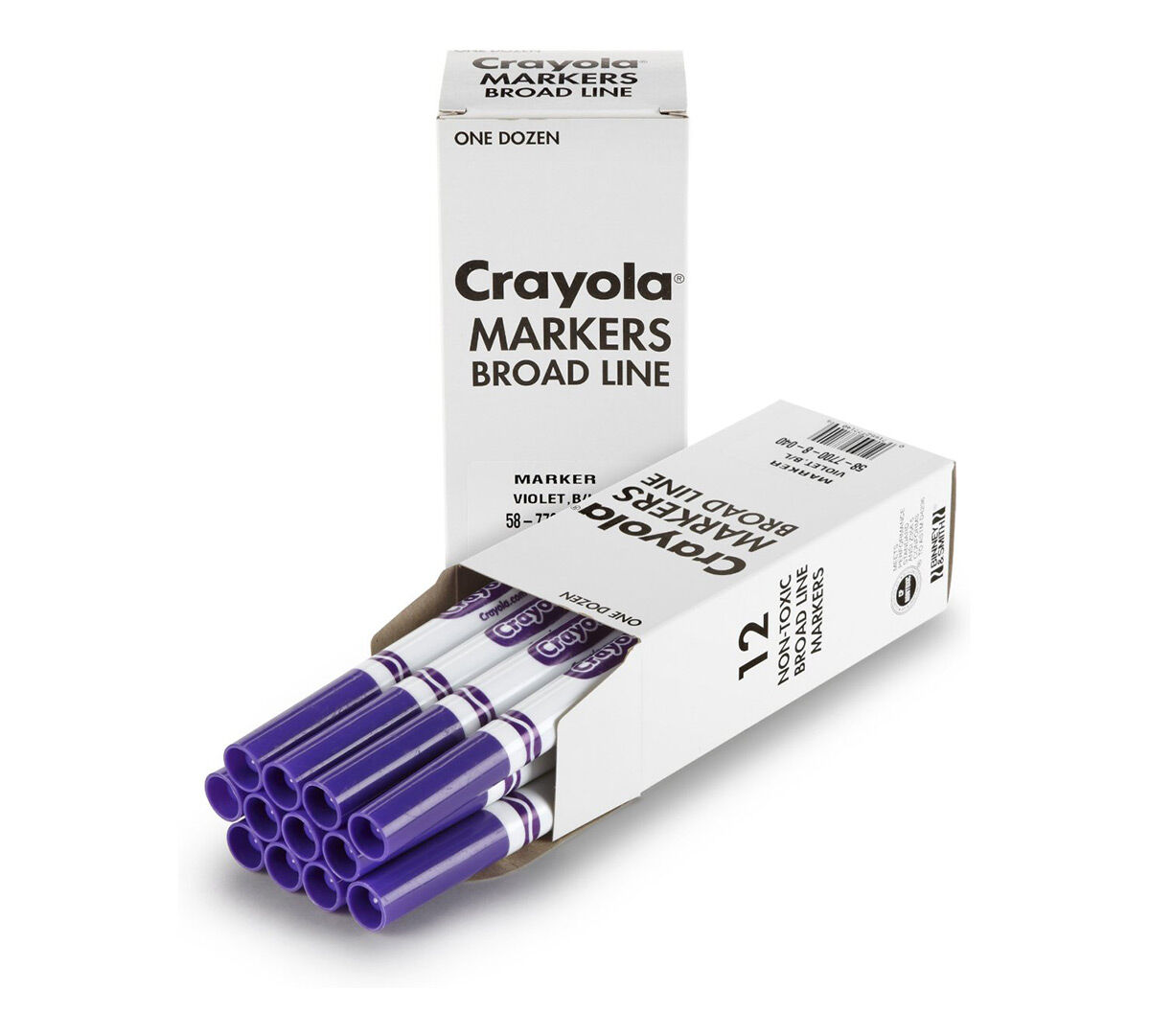 Crayola Purple Markers in Bulk, 12 Count Crayola