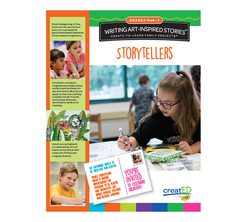 creatED® Family Engagement Kits, Writing Art-Inspired Stories: Grades PK-2: Tell Me a Story
