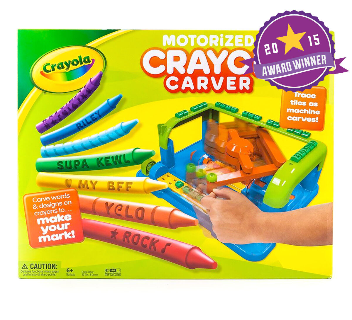 Personalizza Crayola Crayon motorizzato Carver-NUOVO 
