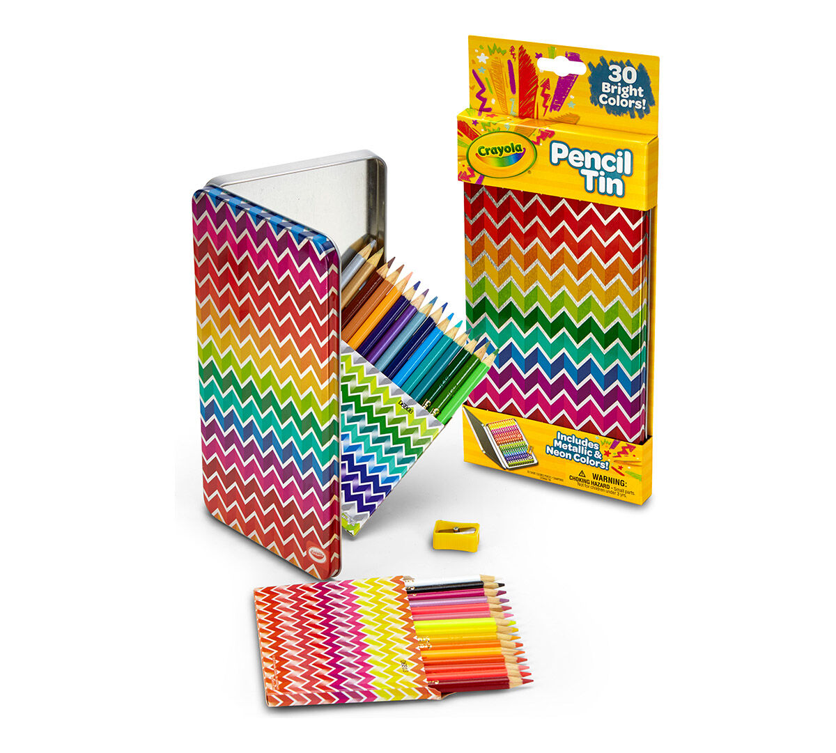 Short Colored Pencils in Collectible Tin, 30ct