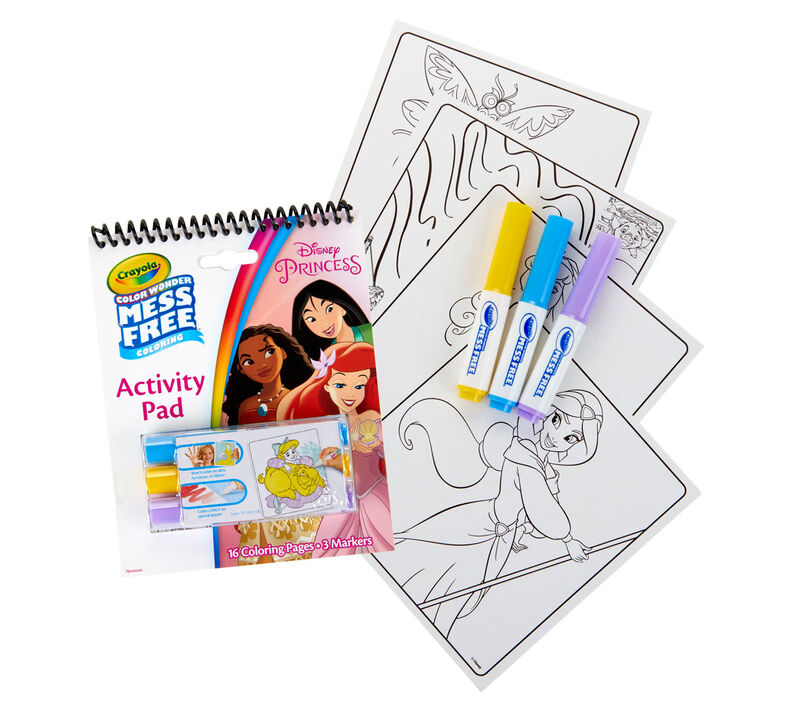 Color Wonder Princess Coloring & Activity Pad | Crayola.com | Crayola