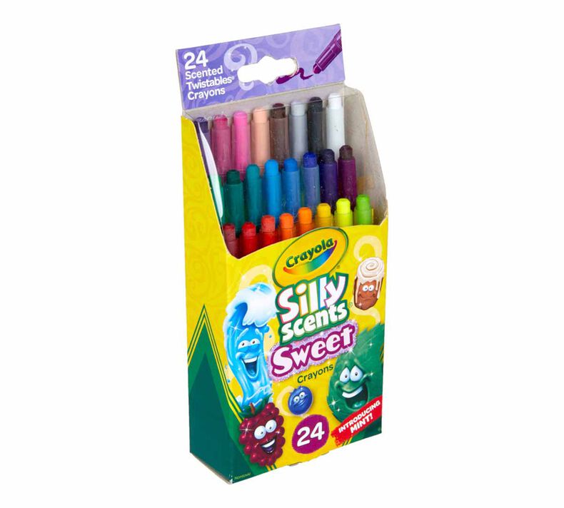 Silly Scents Twistable Crayons, 24 count, Mardel