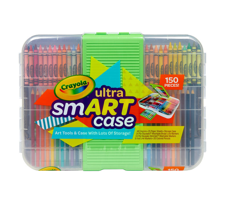 Crayola Window Markers Coloring Set with Storage Case, Beginner Child, 25  Pieces