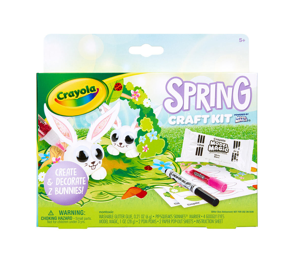 2-in-1 Model Magic Spring Craft Kit for Kids | Crayola.com | Crayola