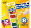 Washable Watercolor Paints, 8 count. 2 times more paint than the next retail competitor.