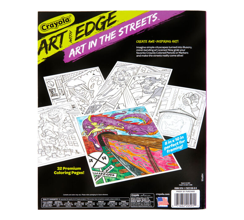 Art with Edge Art in the Streets Coloring Book