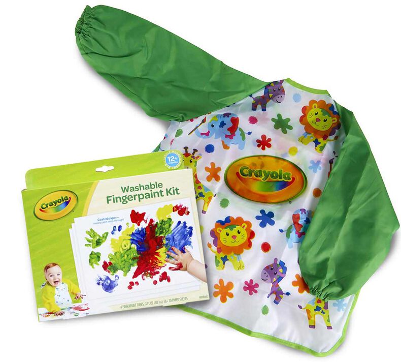 2-in-1 Washable Finger Paint Set for Toddlers