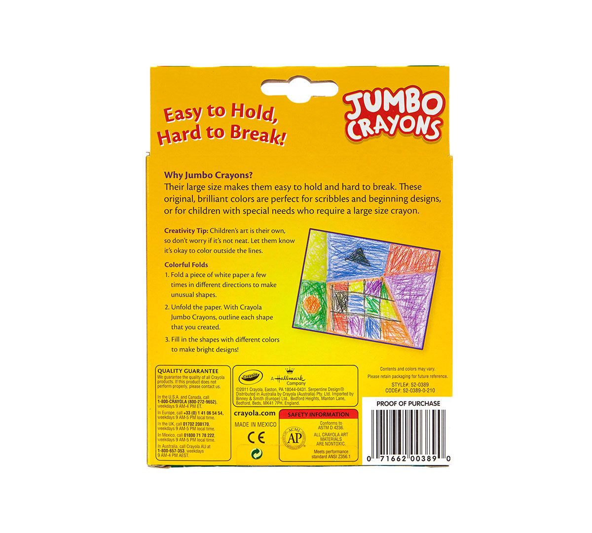 Crayola Jumbo Crayons for Toddlers - 8 Count | Crayola