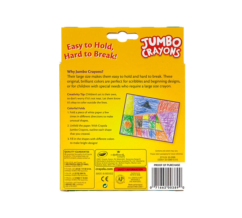 Brengen Hoeveelheid van heelal Crayola Jumbo Crayons 8 ct. | Crayola