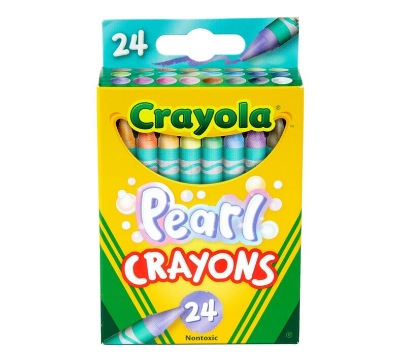 Pearl Crayons, 24 Count