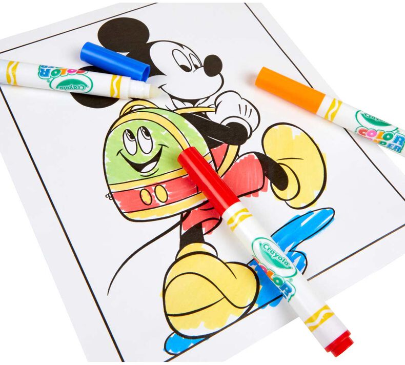 Color Wonder Mess Free Mickey Mouse Funhouse Coloring Pages & Markers