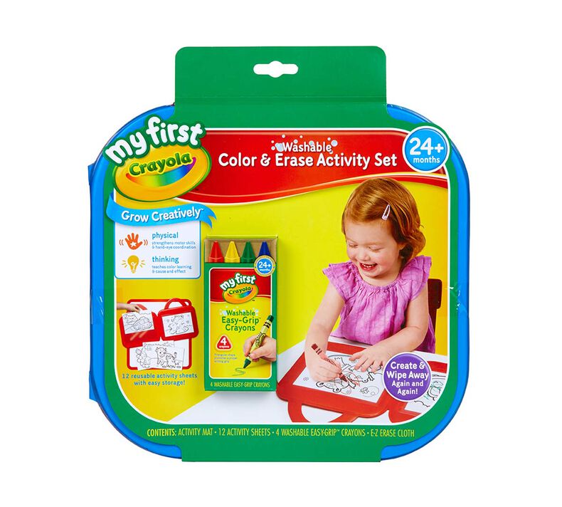 My First Crayola Color & Erase Activity Set
