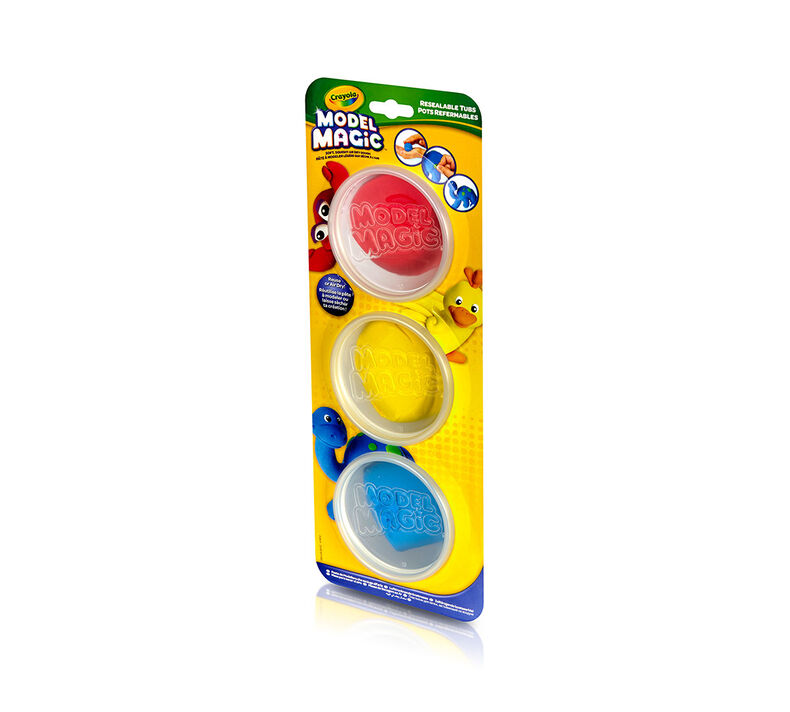 Model Magic in Containers, Primary Colors, 3 Count