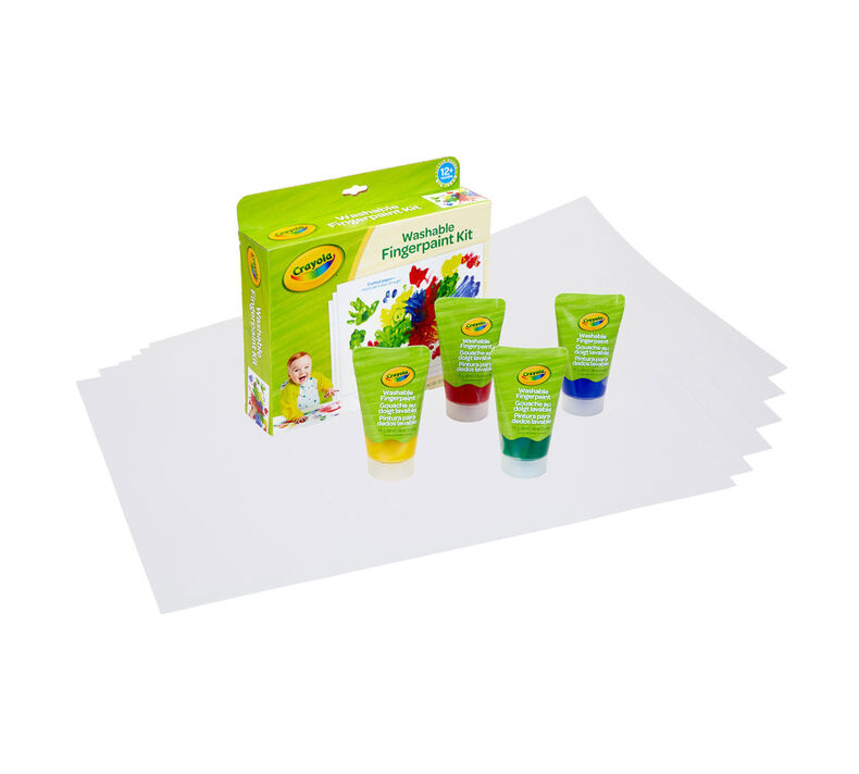 Washable Finger Paint Set for Toddlers