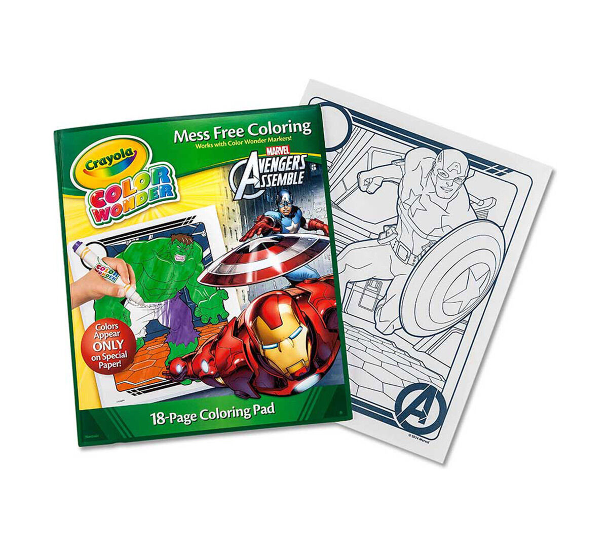 Color Wonder Avengers Refill Book Crayola