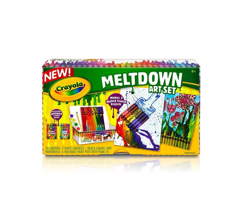 Products Crayons Meltdown Coloring Pages