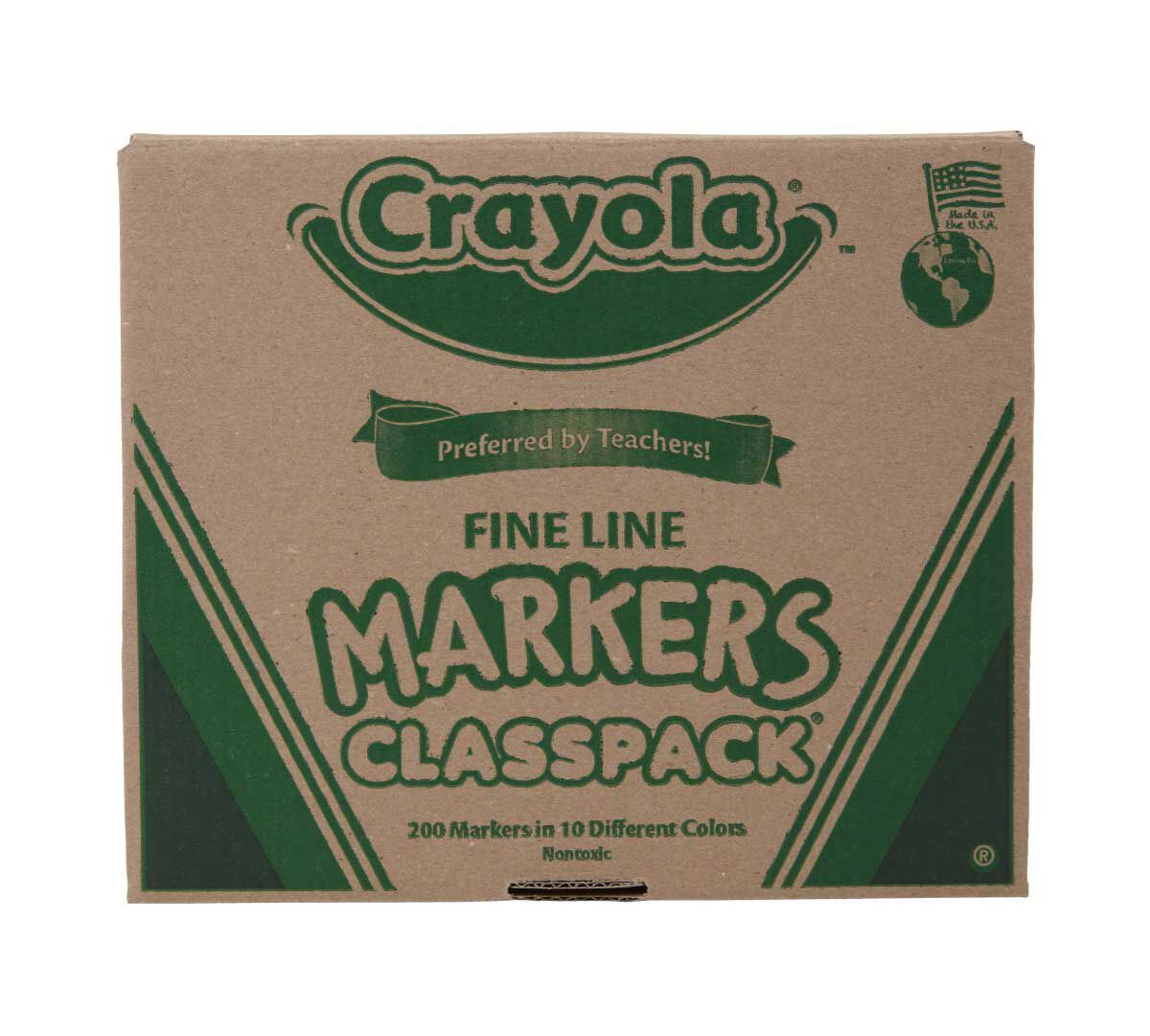 Crayola Classpack, 200 ct Fine Line Markers | Crayola