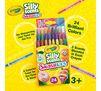 Silly Scents Smash Ups Mini Twistables Scented Crayons 24 count. No sharpening; just twist up the fun. 24 brilliant colors. A colorful treat for the eyes and nose. 2 scents blended in each crayon. 3+