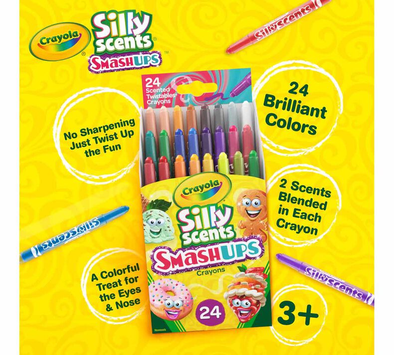 Silly Scents™ Smash Ups Mini Twistables Scented Crayons, 24 count