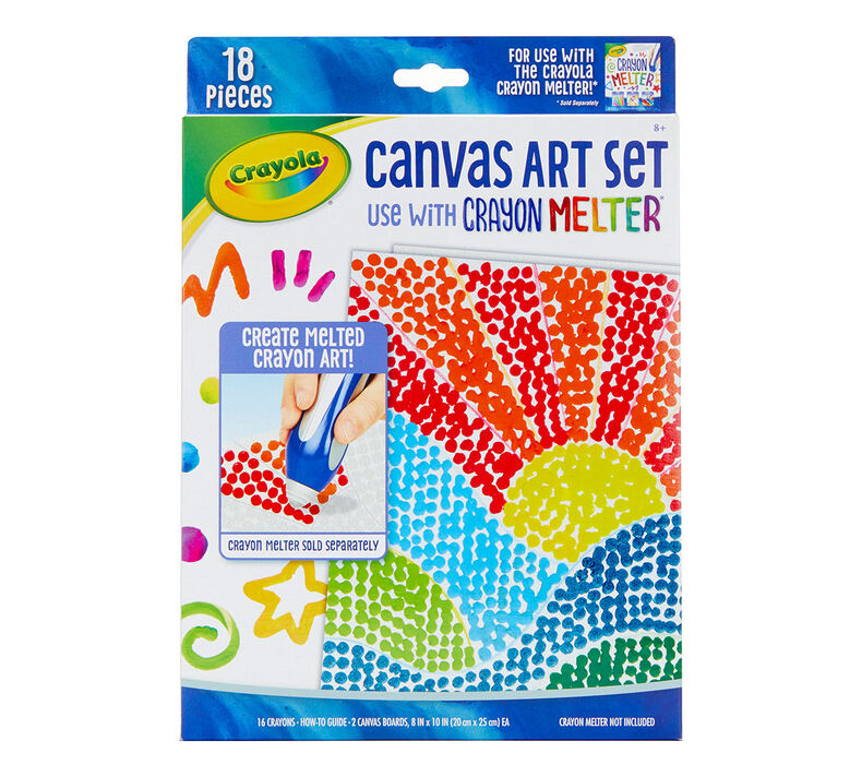 Crayon Melter Canvas Pixel Art Kit