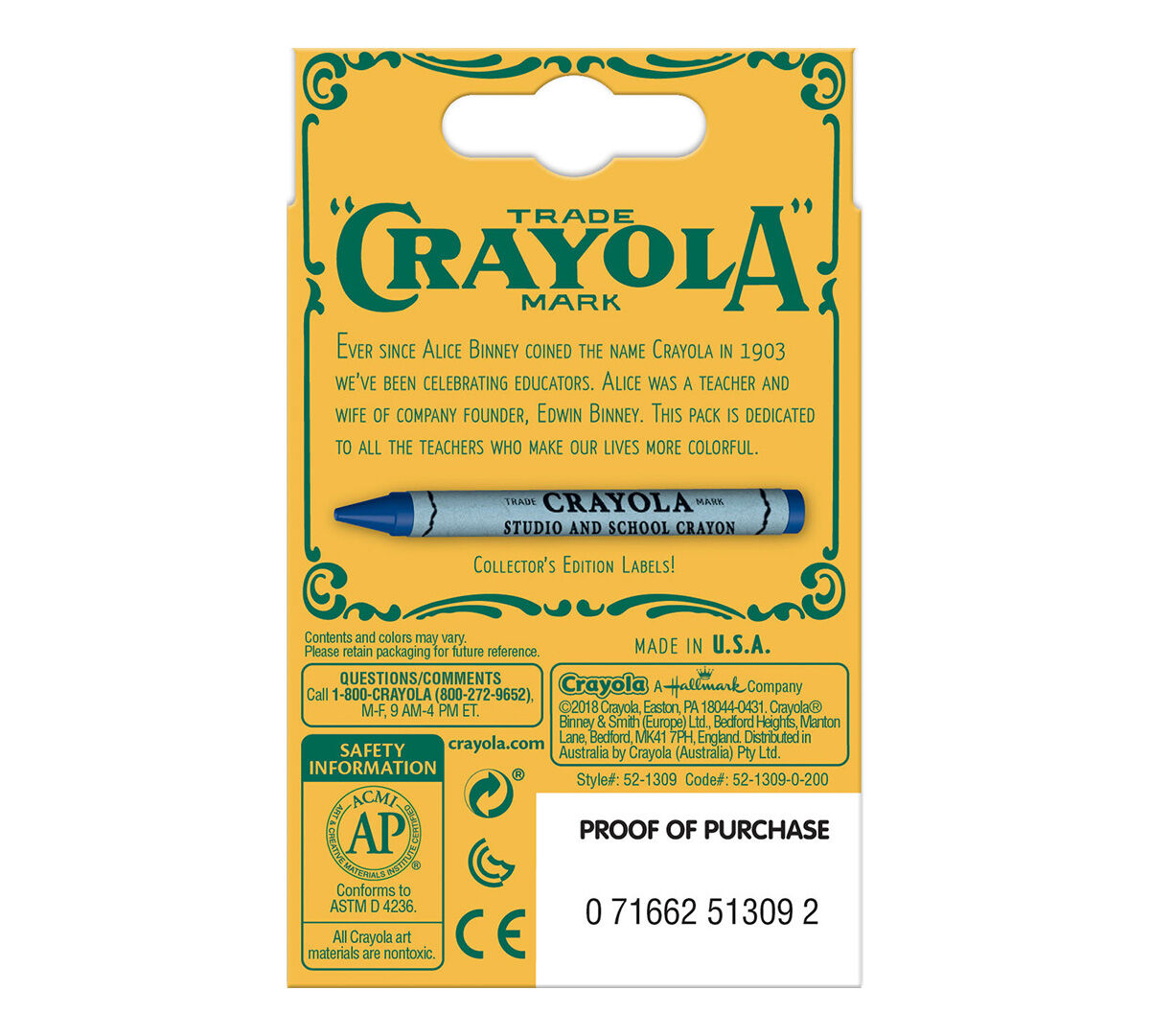Crayola Collector\u2019s Colors Limited Edition