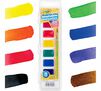 Washable Watercolor Paints, 8 count front view with color swatches