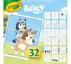 Disney Bluey Color and Sticker Activity Set with Markers. 32 Pages.