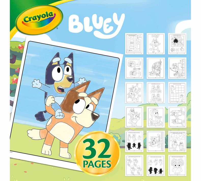 Bluey Color and Sticker Activity Set with Markers
