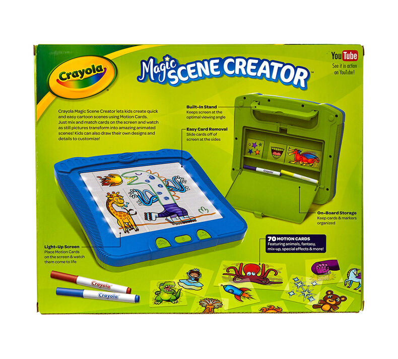 Download Crayola Magic Scene Creator Creative Activity Toy Turn Pictures Into Animation Great Gift Crayola