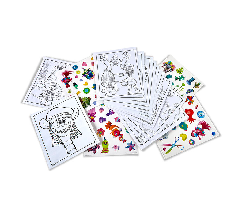 Trolls Color and Sticker Book