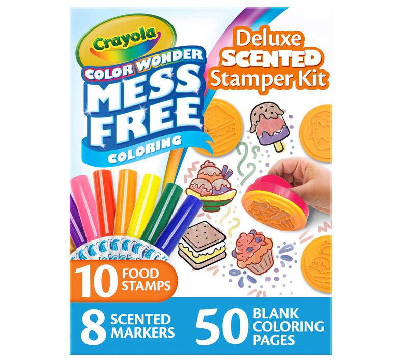  Crayola Color Wonder Mess Free Coloring Set, 50 Blank