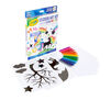 Crayon Melter Sticker Art Set pieces included