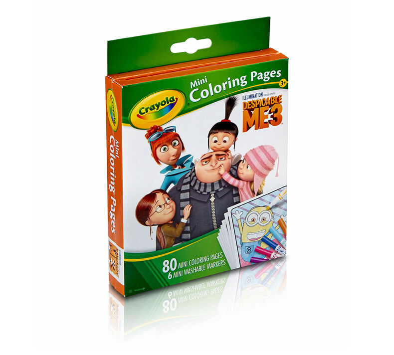 Mini Coloring Pages - Despicable Me 3
