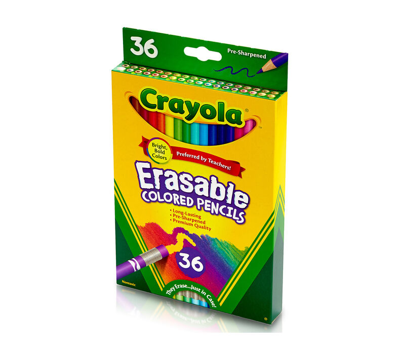 Erasable Colored Pencils, 36 Count