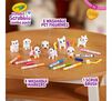 Scribble Scrubbie Pets Combo Pack, 8 count.  8 washable pet figurines, 8 washable markers on table