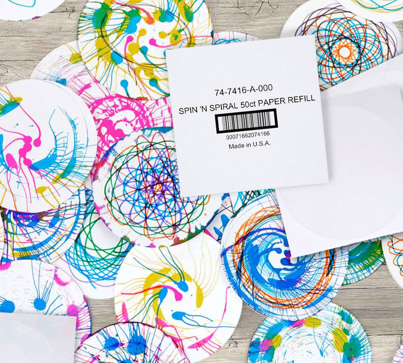 Spin & Spiral Art Station Paper Refill Set