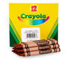 Brown Bulk Crayons, 12 Count