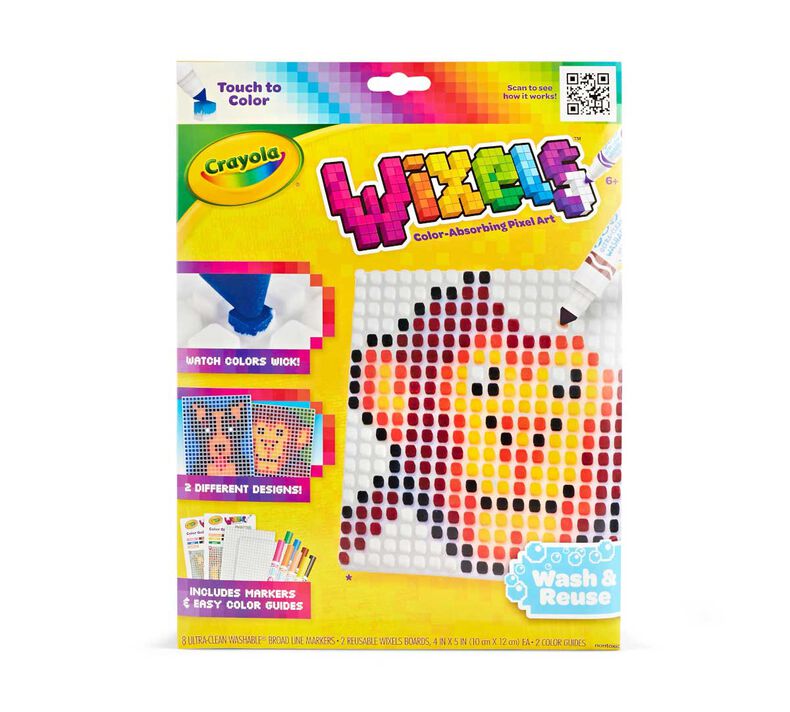 Wixels Animals Activity Kit, Pixel Art Coloring Set