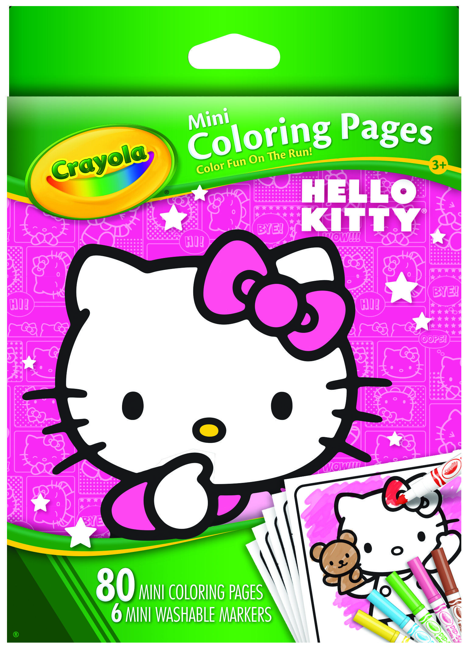 Mini Coloring Pages Case Crayola Paper crayola project quick dry paint sticks black marker pencil. mini coloring pages case crayola