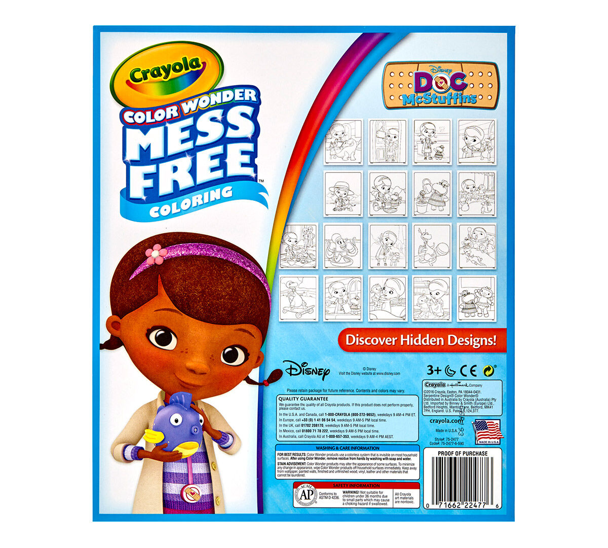 Download Color Wonder Mess Free Coloring Pad, Doc McStuffins | Crayola