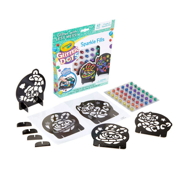 Glitter Dots 4-in-1 Craft Kit