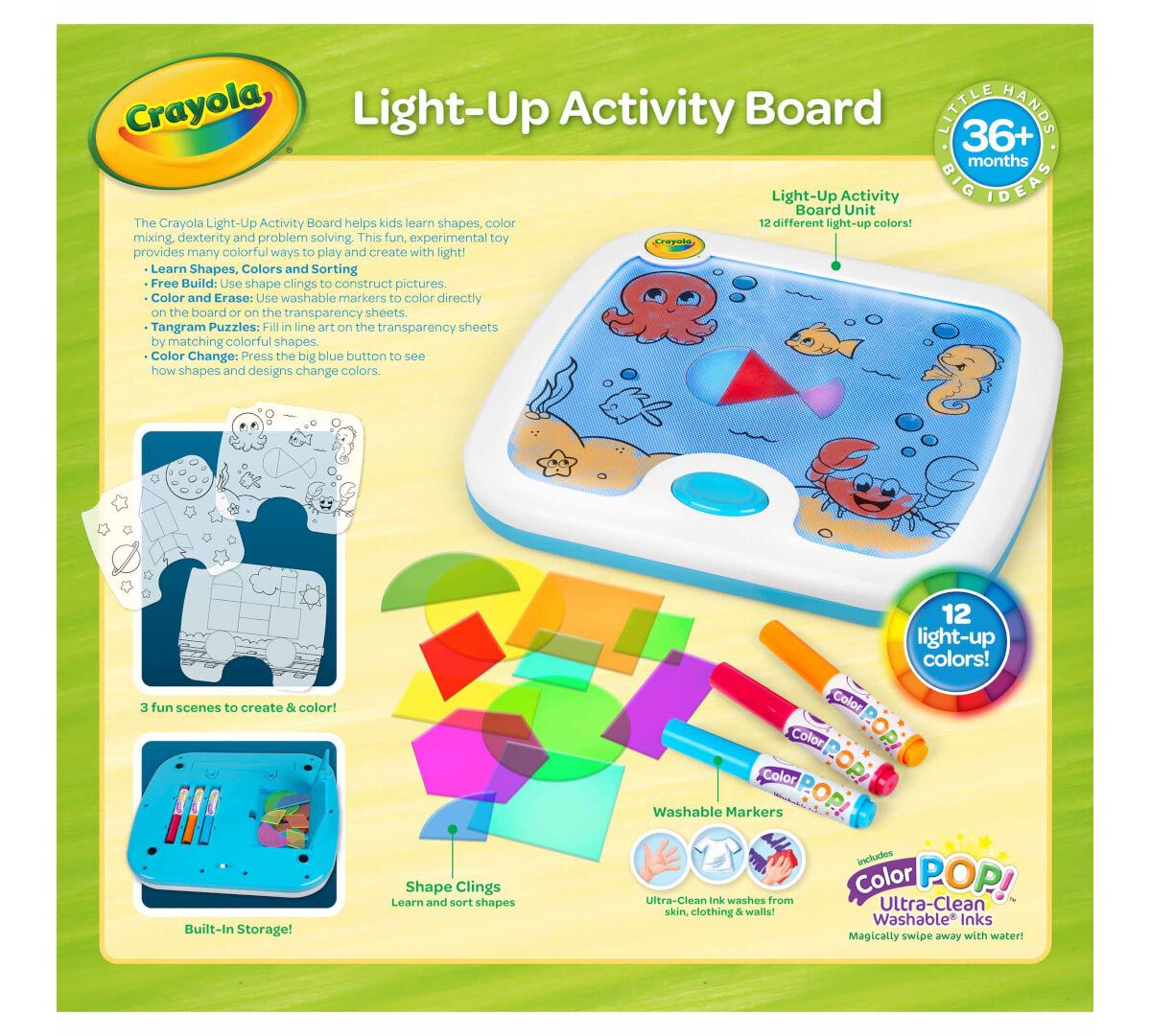 Crayola Light-Up Tracing Pad, Blue, School Supplies, Art Set, Gifts for  Girls & Boys, Beginner Child - Walmart.com
