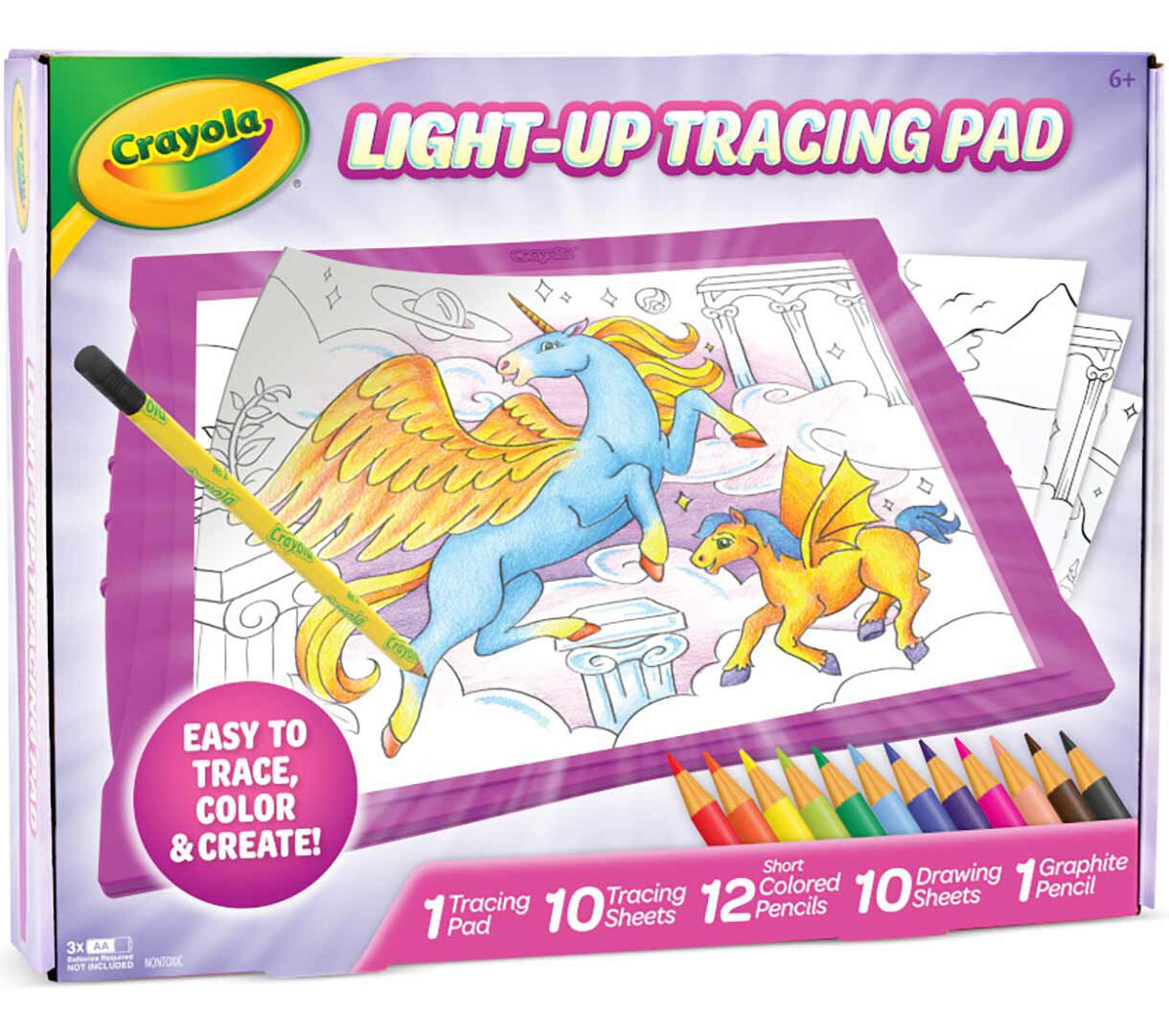 Light-Up Tracing Pad, Pink