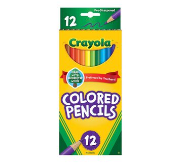 Colored Pencils, Long, 12 Count
