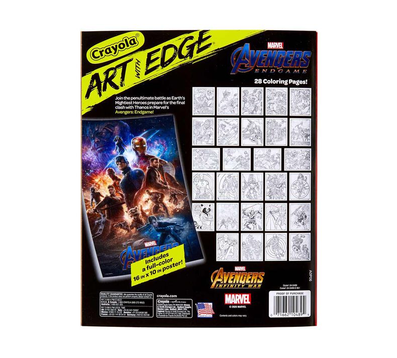 Download Marvel Avengers Endgame Coloring Book | Crayola.com | Crayola