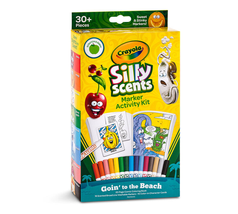 Silly Scents Marker Activity Kit, Goin to the Beach