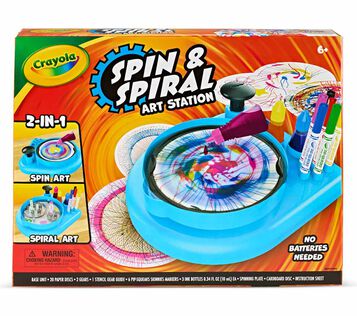 Spin & Spiral Art Station 2.0 Spin & Spiral Art Station 2.0 front view.