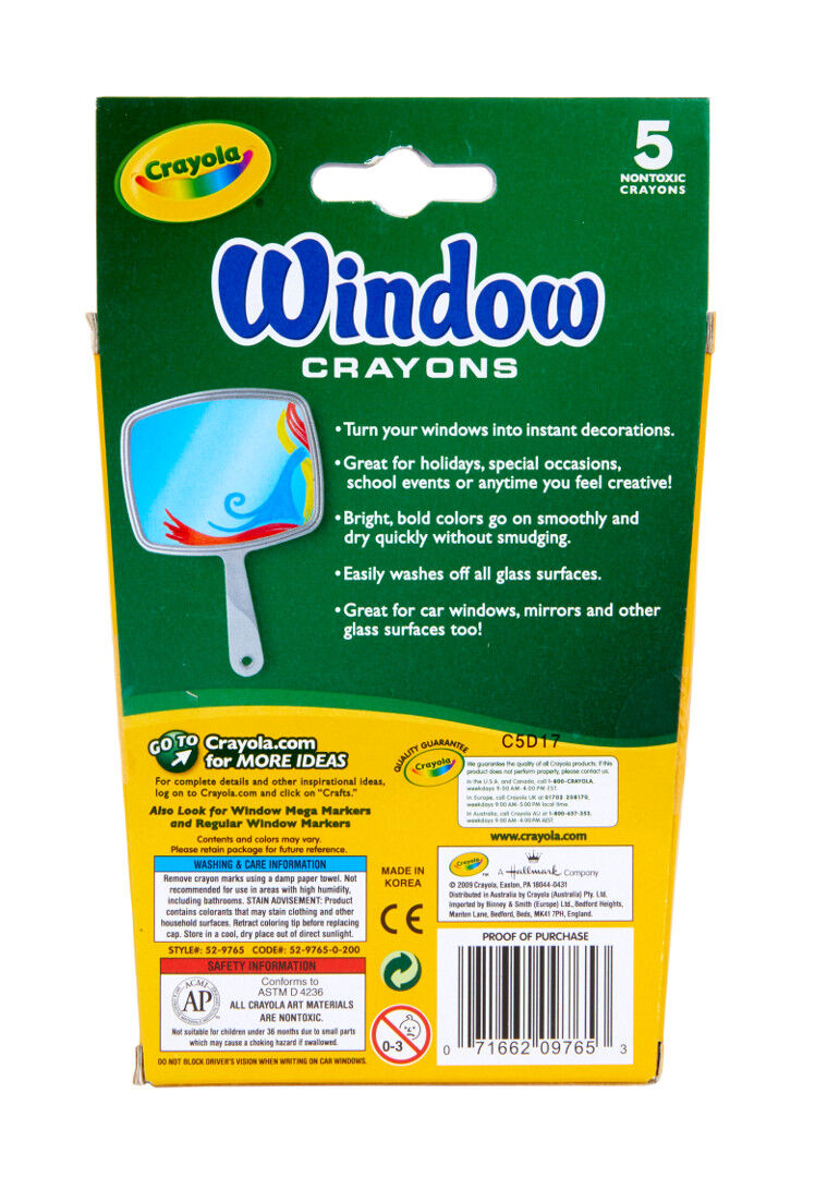 Window Crayons Crayola