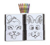 Funny Faces Zany Zoo book and crayons